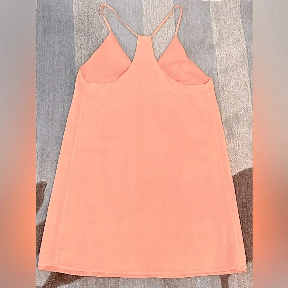 REVOLVE | Alice + Olivia Sleeveless Fierra Mini Cami Dress in Coral
